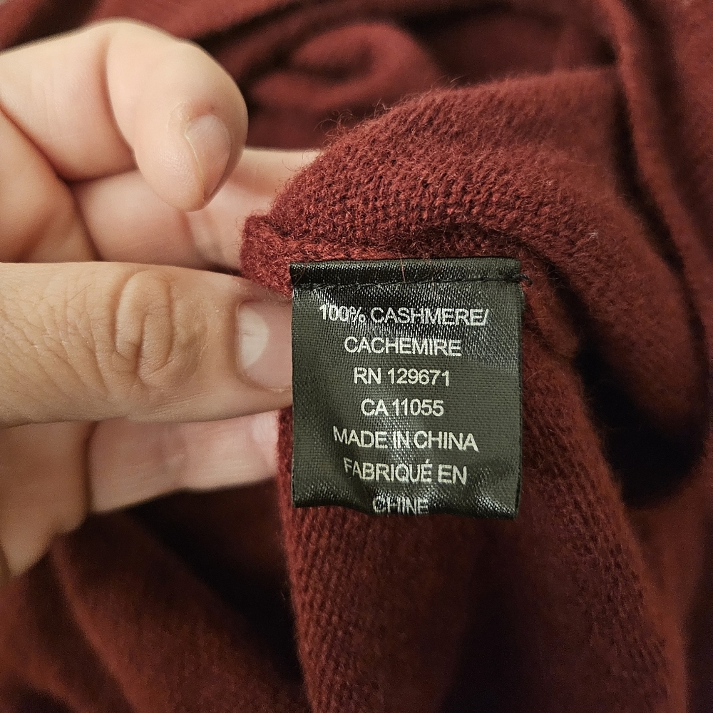 360 Cashmere Cropped Wrap Top - Picture 5 of 5